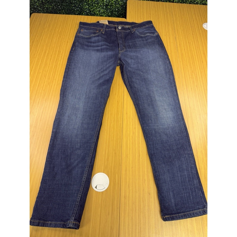 Levis Mens Blue Denim Jeans NEW With Tags 511 Slim Straight Leg Size 36 x 30 - Picture 2 of 6